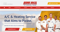 Desktop Screenshot of georgebrazilhvac.com