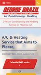 Mobile Screenshot of georgebrazilhvac.com